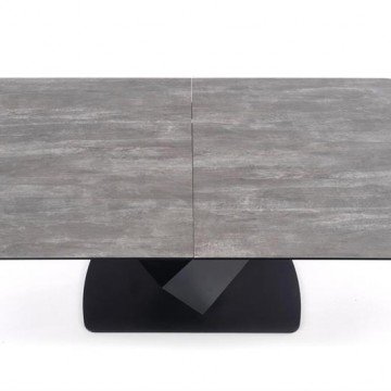 Фото2.Розкладний стіл VINSTON 180 (230) x95 Halmar темно-сірий / чорний